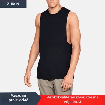 Muški ljetni brzosušeći sportski prsluk za trčanje u maratonu, veliki fitness prsluk, široki prsluk za Europu i Ameriku