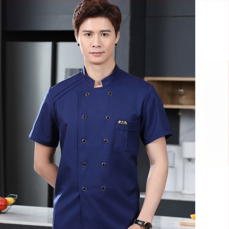 Radna odjeća za kuhare za muškarce, jesen i zima, zapadnjačka hrana za hotele, zadebljana, dugih rukava za kuhinju, ljetna odjeća za kuhare, odjeća za kuhare kratkih rukava
