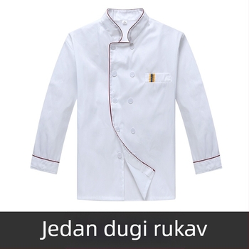 Muška radna odjeća za kuhare, kratkih rukava, ljetna prozračna odjeća za ugostiteljstvo, dugih rukava, odjeća za kantinu, plus size