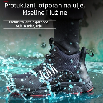 Zaštitne cipele za muškarce, lagane, dezodorans, otporne na udarce, otporne na probijanje, čelična kapa, udobne, prozračne, zaštitne na radu, ženske zimske, otporne na habanje