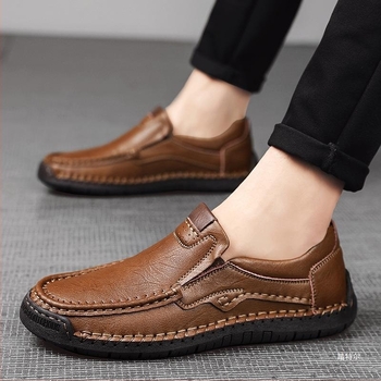 AliExpress želi prekograničnu vanjsku trgovinu velikih ručno šivanih ležernih cipela, muške cipele s jednim korakom, pojedinačne cipele, muške kožne cipele