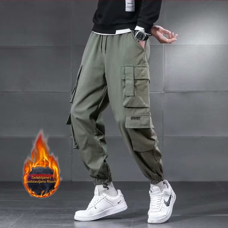 Radne hlače Muške jesenske modne svestrane zgodne ležerne hlače Ins High Street Design Sense Niche Trendy Brand prekogranični