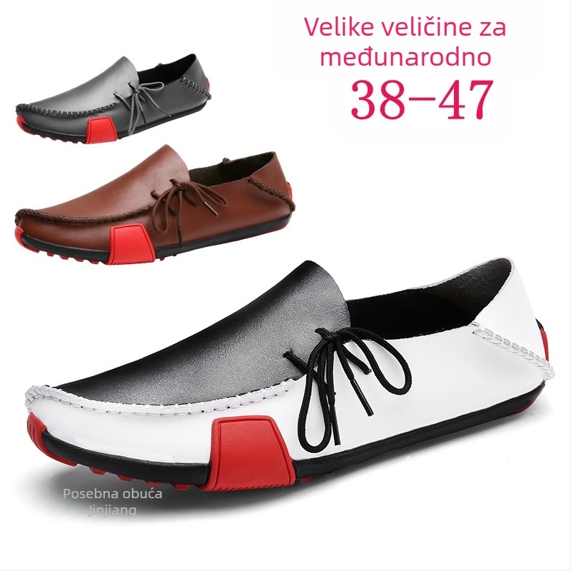 AliExpress 2019 proljeće i jesen nove Tods muške ručno rađene prozračne kožne cipele za veće veličine veličina 47 188 muške cipele za vanjsku trgovinu