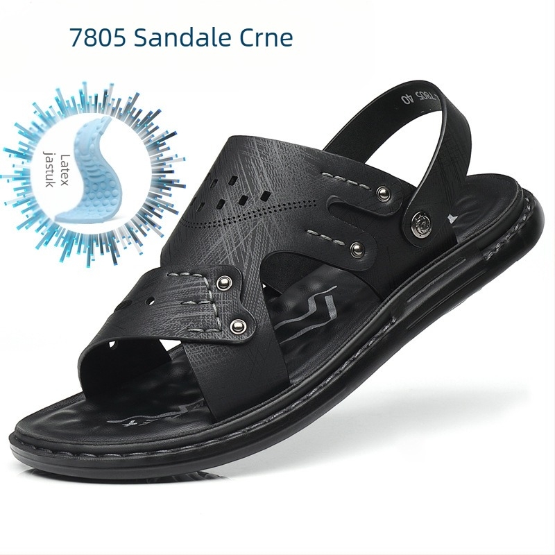 Muške sandale za vanjsku trgovinu, ljetne mekane potplate, neklizajuće cipele za plažu, muške nove japanke iz 2023., ležerne sandale za vanjsku odjeću