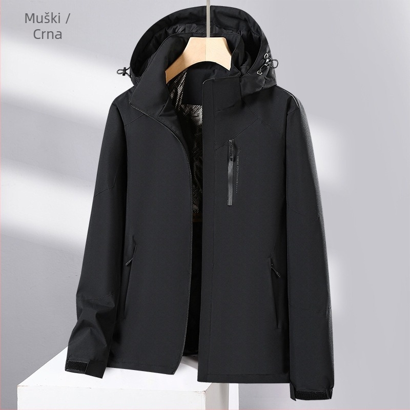 2024 Novi grafenski pamučni kaput za parove, vanjski topli, tanki pamuk u boji, mali pamučni muški šešir, može se skinuti