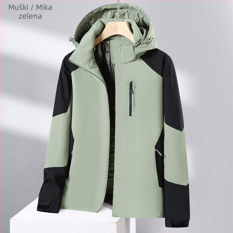 2024 Novi grafenski pamučni kaput za parove, vanjski topli, tanki pamuk u boji, mali pamučni muški šešir, može se skinuti