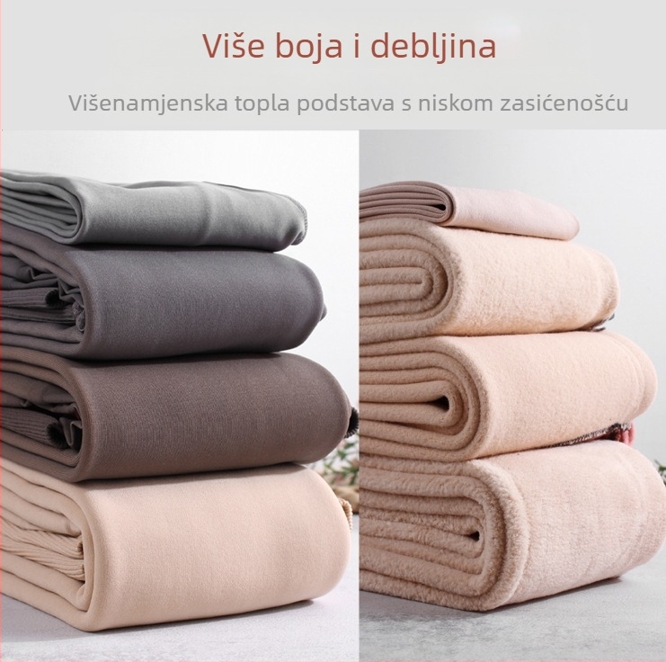 Prekogranična gornja odjeća za jesen i zimu, lažno prozirno, prozirno, tajice velikih veličina, plus baršun, stjuardesa, sive gole noge, zadebljane najlonke