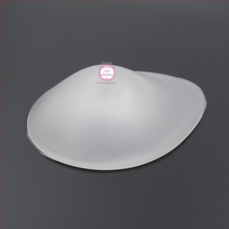 CT-TM prozirni silikonski umjetni topli izvor u obliku kapi, protetski jastučić za grudi, lažni jastučić za grudi, tvornica potrepština za transvestite