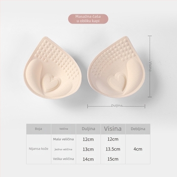 Lateks povećani jastučić za prsa, ekstra debelo bešavno donje rublje, ženski sportski prsluk s kalupom, podijeljen, jednodijelni univerzalni jastučić za prsa