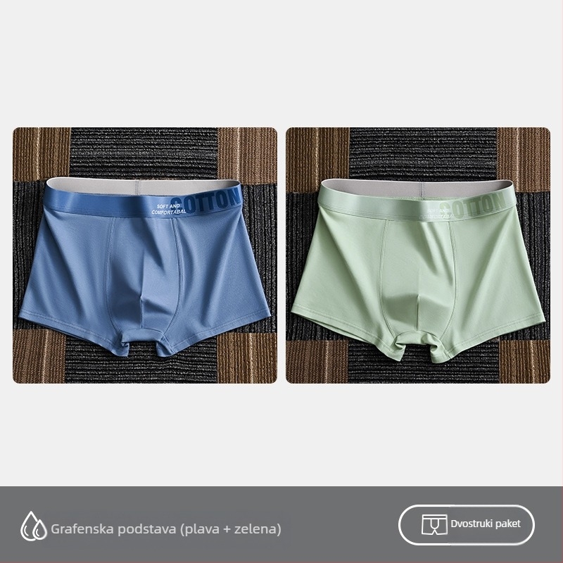 Yalu žensko donje rublje, muške bokserice, pamučne bokserice, pamučne kratke hlače, antibakterijske, za međunožje, upijaju znoj, plus size