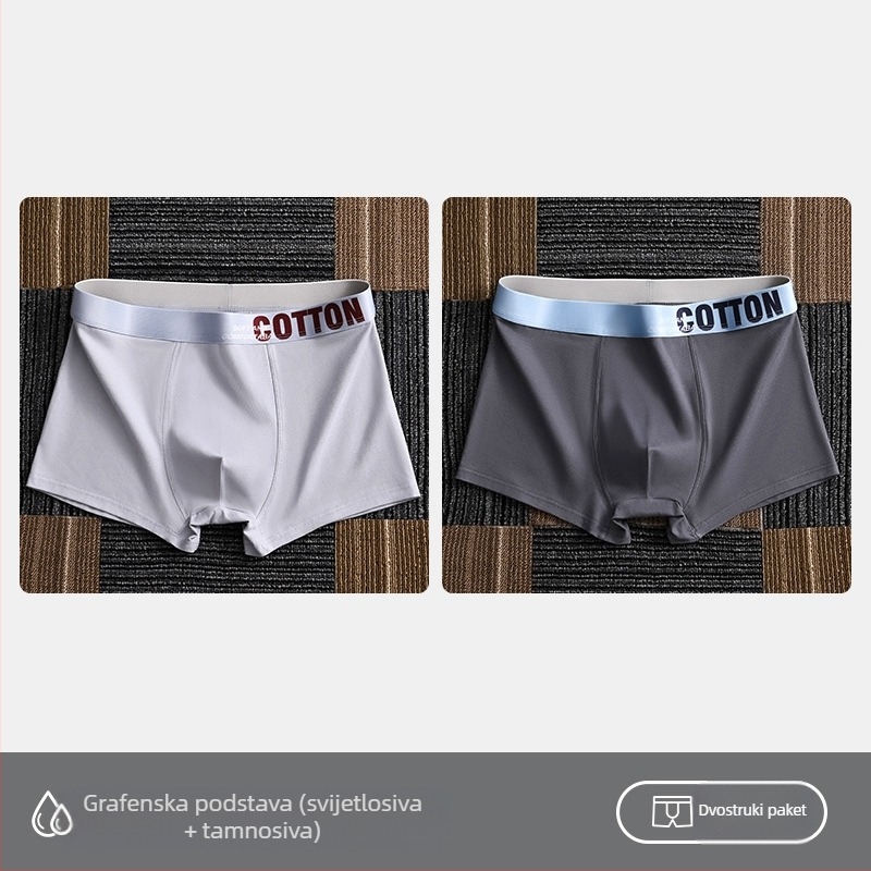 Yalu žensko donje rublje, muške bokserice, pamučne bokserice, pamučne kratke hlače, antibakterijske, za međunožje, upijaju znoj, plus size