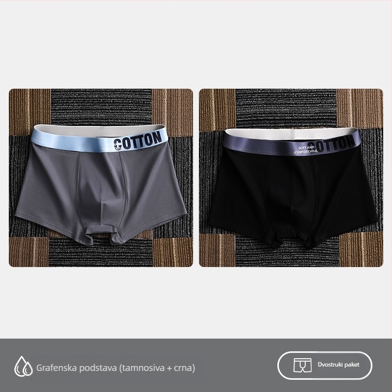 Yalu žensko donje rublje, muške bokserice, pamučne bokserice, pamučne kratke hlače, antibakterijske, za međunožje, upijaju znoj, plus size