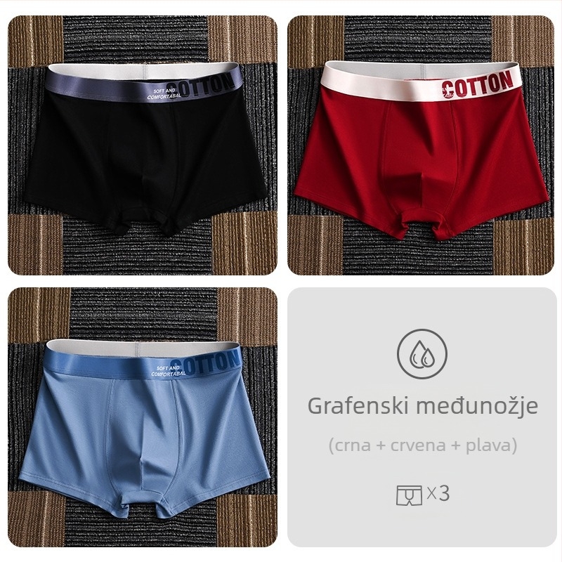 Yalu žensko donje rublje, muške bokserice, pamučne bokserice, pamučne kratke hlače, antibakterijske, za međunožje, upijaju znoj, plus size