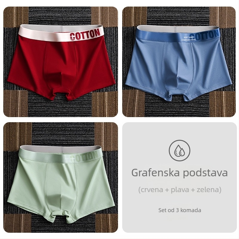 Yalu žensko donje rublje, muške bokserice, pamučne bokserice, pamučne kratke hlače, antibakterijske, za međunožje, upijaju znoj, plus size