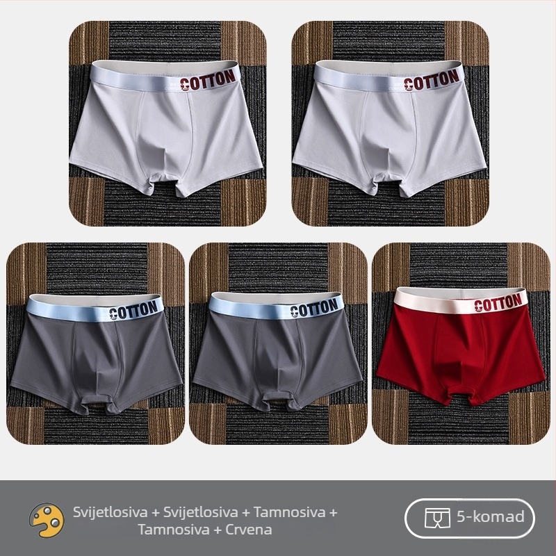 Yalu žensko donje rublje, muške bokserice, pamučne bokserice, pamučne kratke hlače, antibakterijske, za međunožje, upijaju znoj, plus size