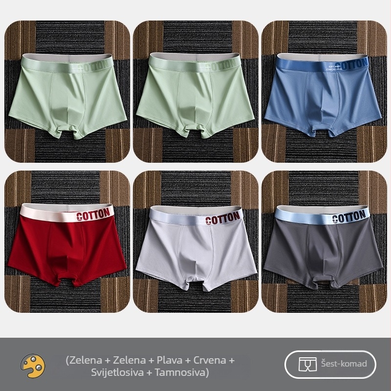 Yalu žensko donje rublje, muške bokserice, pamučne bokserice, pamučne kratke hlače, antibakterijske, za međunožje, upijaju znoj, plus size