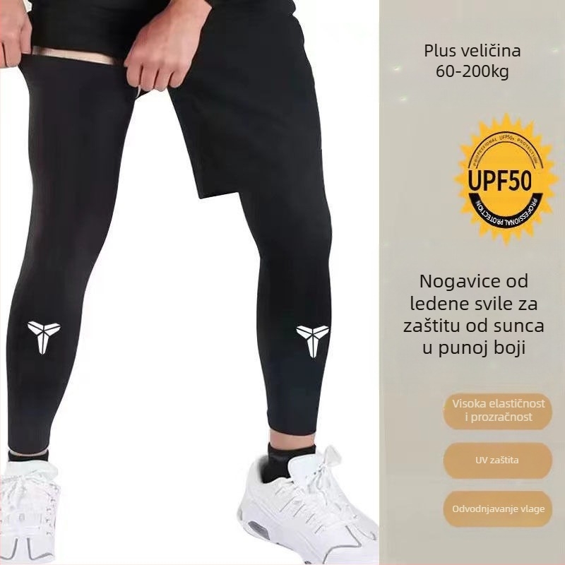 Rukavi za zaštitu od sunca Ice Silk, Navlake za noge, Rukavi s UV zaštitom, Rukavi za ruke, Štitnici za koljena za košarku, Štitnici za noge, Ljetna biciklistička oprema za muškarce i žene