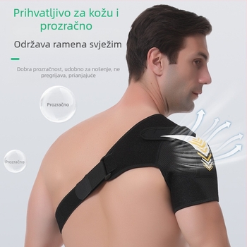 Amazon muški i ženski sportski steznik za rame Paids Fitness Dizanje utega Uganuće ramena Podesiva kompresija Zaštita za rame Paids Zaštita za periartritis ramena