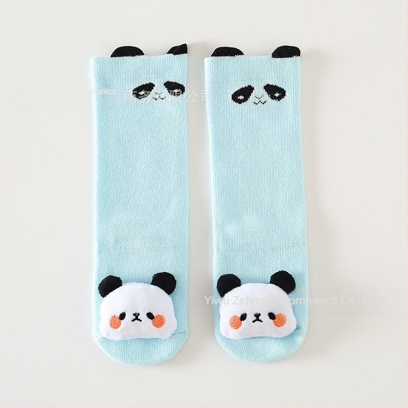 Dječje čarape za dječake i djevojčice, duge, preko koljena, neklizajuće, čarape za lutke, dječje stereo crtane pamučne čarape, čarape za koljena za bebe