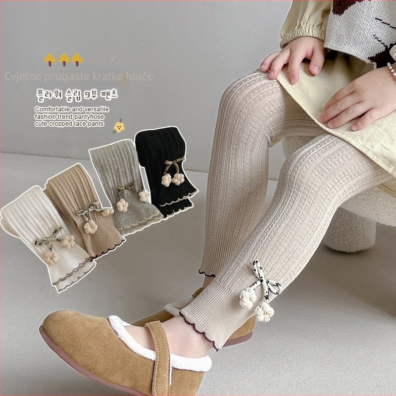 Dječje tajice za proljeće i jesen, mašna za djevojčice, najlonke za vanjsku odjeću, velike pp dječje čarape, tanke hlače na veliko