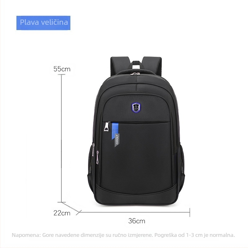 2025 Novi stilski modni jednostavni ruksak za muškarce velikog kapaciteta 55 litara putni ruksak poslovna torba za računalo studentska školska torba