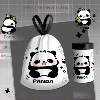 Plastična vreća za smeće s crtanim filmovima, kućna prijenosna torba za lice za studentski stol, putna torba za jednokratnu upotrebu