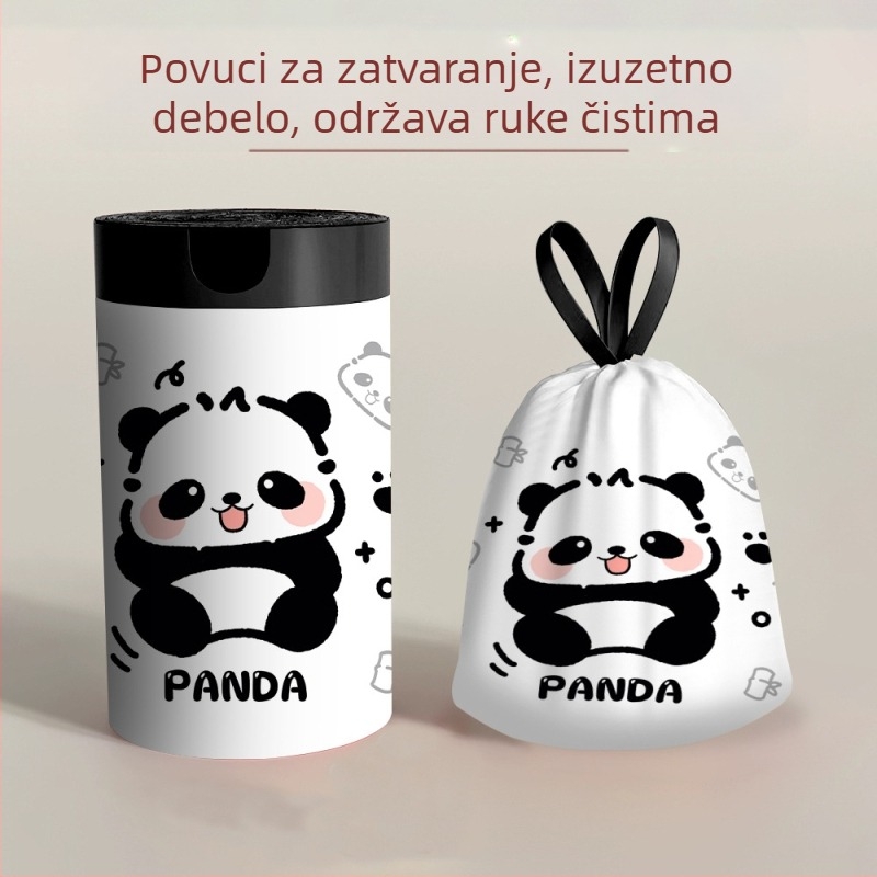 Plastična vreća za smeće s crtanim filmovima, kućna prijenosna torba za lice za studentski stol, putna torba za jednokratnu upotrebu