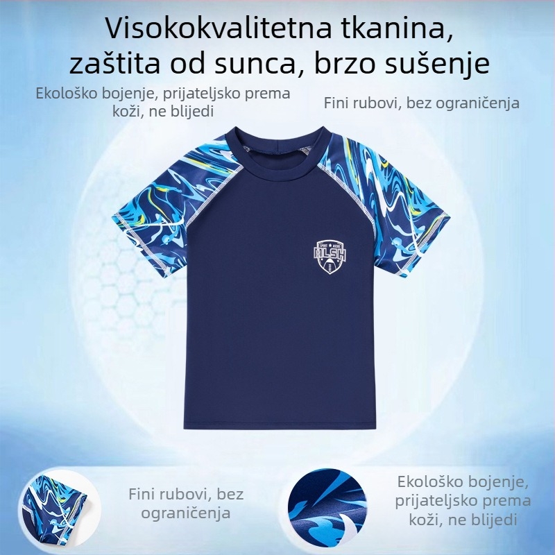 Dječji kupaći kostim u korejskom stilu, maskirne kupaće gaće za plažu, brzosušeće, za studente, za obuku, srednje i velike veličine