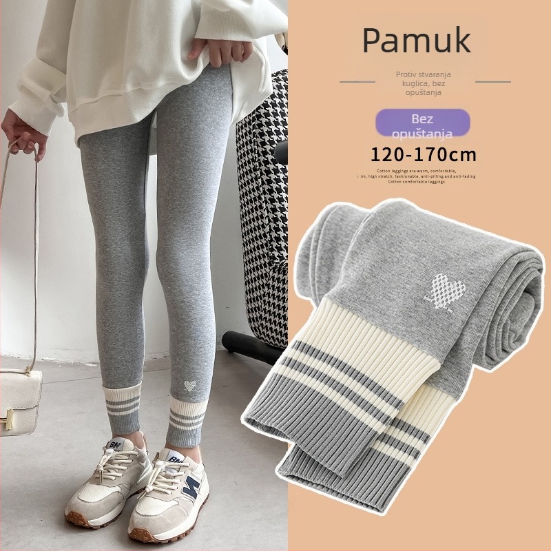 Djevojačke tajice Proljeće i jesen 2024 Nove jesenske hlače Velike dječje gornje odjeće Hlače Dječje tajice u korejskom stilu Jesen