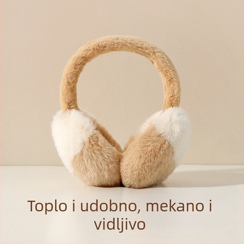 23 Nove ženske zimske, tople zimske flis podstavljene, debele, otporne na vjetar, otporne na smrzavanje, elastične, plišane, zaštitne kape s obručem