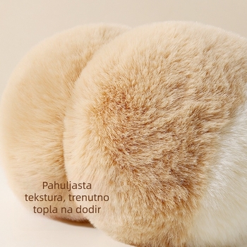 23 Nove ženske zimske, tople zimske flis podstavljene, debele, otporne na vjetar, otporne na smrzavanje, elastične, plišane, zaštitne kape s obručem