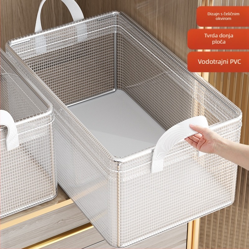 Kutija za pohranu odjeće, periva odjeća i hlače, organizacijska kutija za ormar, slojevita košara za pohranu artefakata