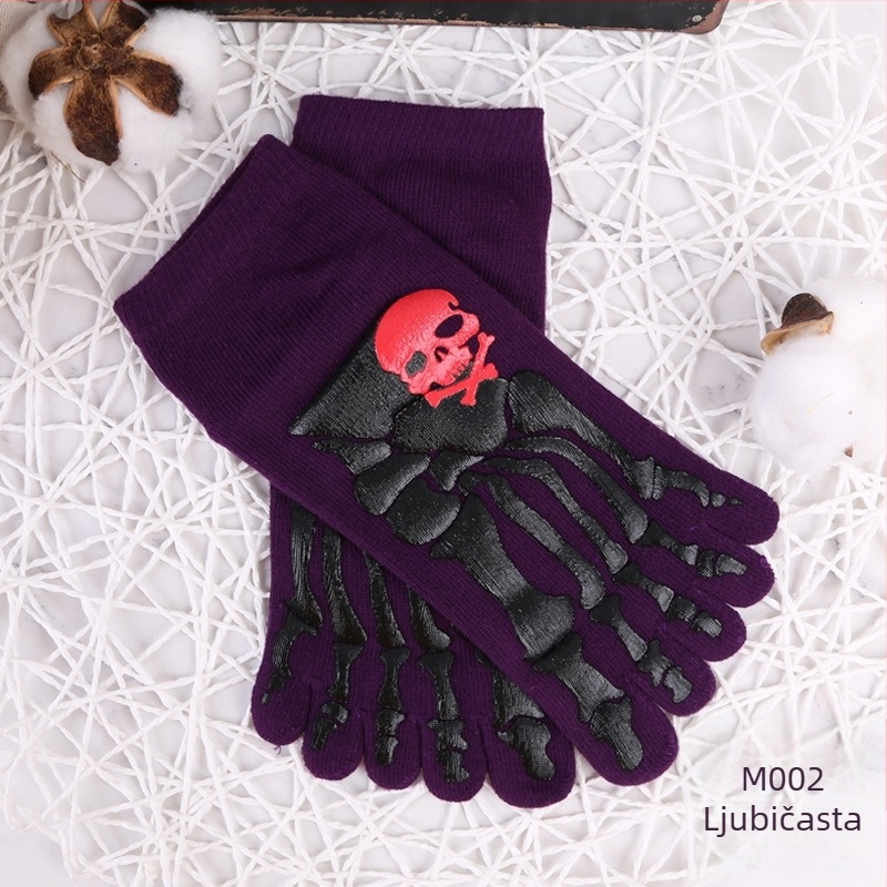 Čarape s pet prstiju muške čarape s pet prstiju pamučne muške vanjskotrgovinske čarape japanskog i korejskog stila s kratkim prstima muške čarape