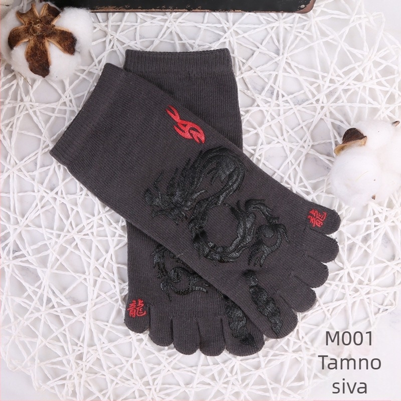 Čarape s pet prstiju muške čarape s pet prstiju pamučne muške vanjskotrgovinske čarape japanskog i korejskog stila s kratkim prstima muške čarape