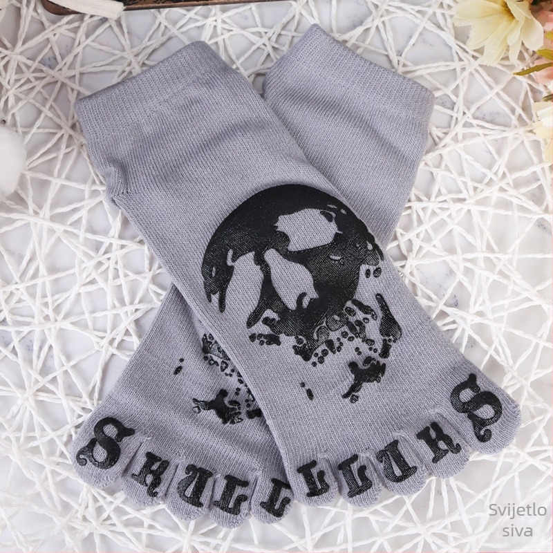 Čarape s pet prstiju muške čarape s pet prstiju pamučne muške vanjskotrgovinske čarape japanskog i korejskog stila s kratkim prstima muške čarape