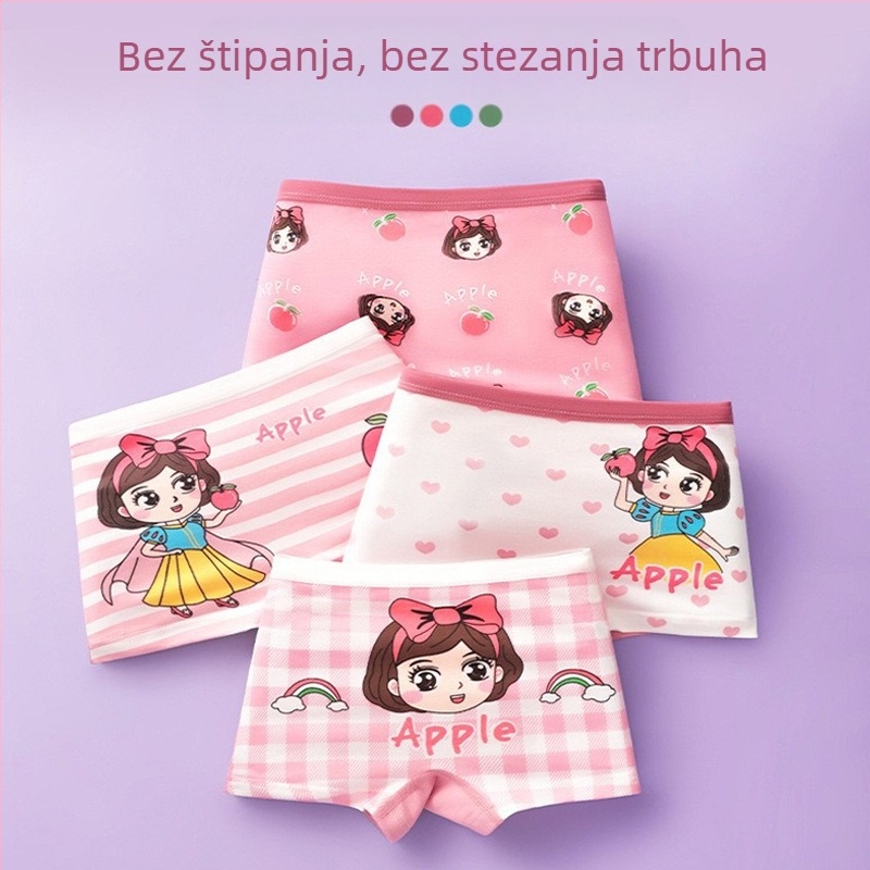 Ljetno tanko dječje donje rublje od čistog pamuka za dječake i djevojčice, kategorija A, malo, srednje i veliko dječje donje rublje, pamučne bokserice