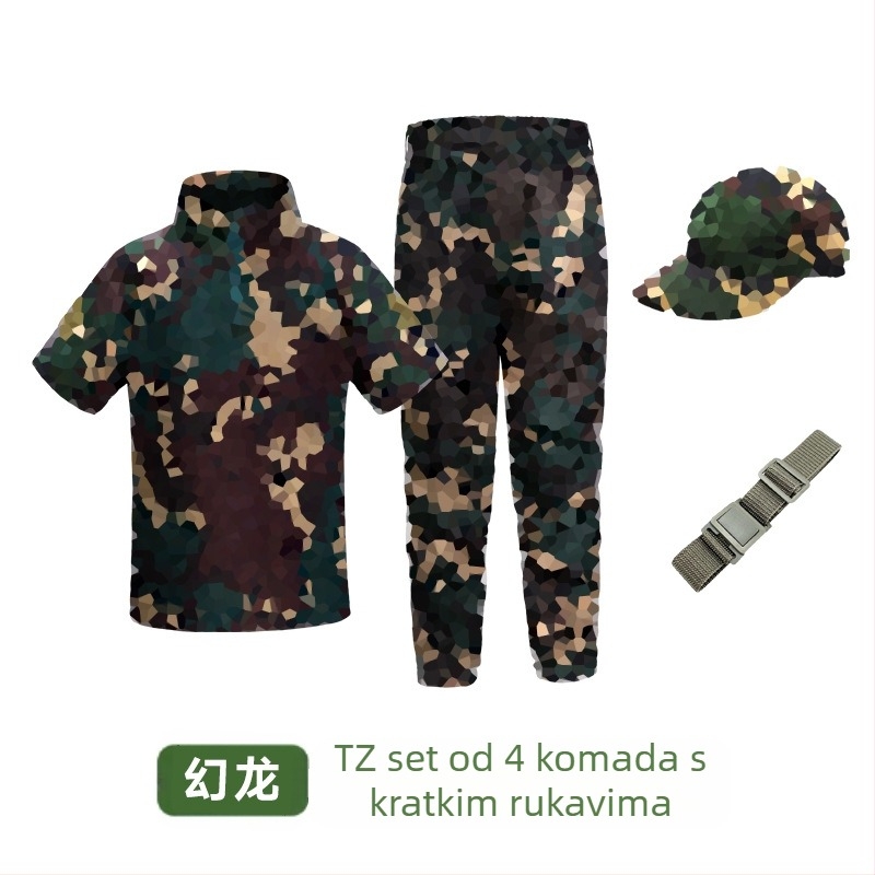 Dječje maskirno odijelo, muško ljetno taktičko odijelo za žabu, proizvođači odjeće za vrtić, ljetni kamp, veleprodaja, za vojnu obuku
