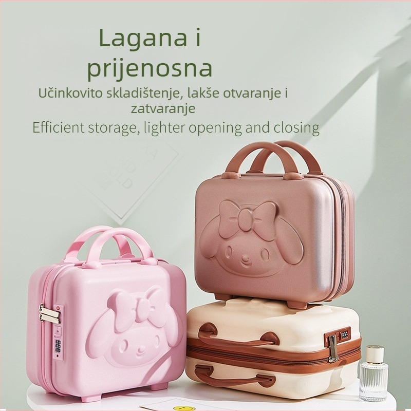 Kofer 14 inča Melody kutija za pohranu prtljage mala kutija s kombinacijom brave lagani kofer za ukrcavanje