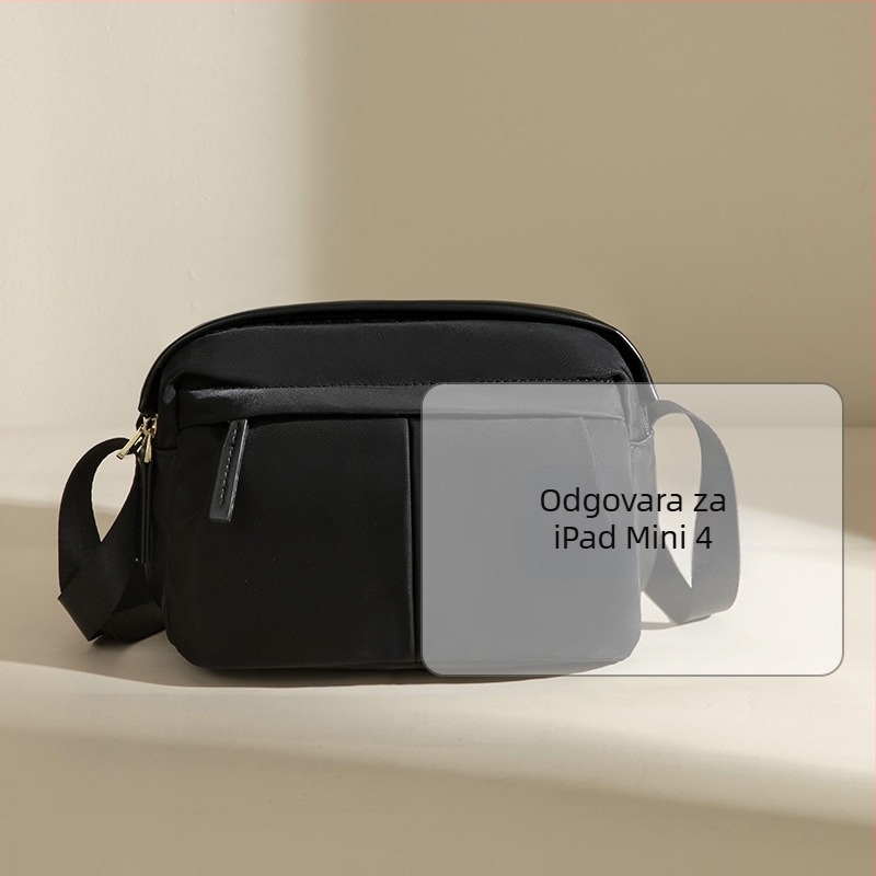 Guangzhou Torbe 2025 Nova platnena modna torba preko tijela za žene, mala torba za rame, ljetna ležerna, najjednostavnija za kombiniranje, torba za mobitel