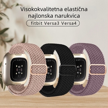 Pogodno za Fitbit Versa3/4 remen, Sense Phoebe pametni sat, zamjenska narukvica od elastičnog najlonskog remena.