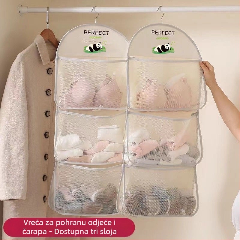 Kutija za pohranu odjeće u obliku kopitara, sklopiva kutija za pohranu kućnog ormara s ugrađenom PP pločom, organizator odjeće velikog kapaciteta