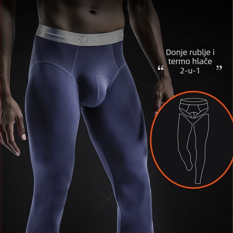 Muške tople hlače, jesenske hlače, pojedinačni jesenski i zimski proizvođači, veleprodaja, uske, pripijene, udobne, modne, nove muške tajice