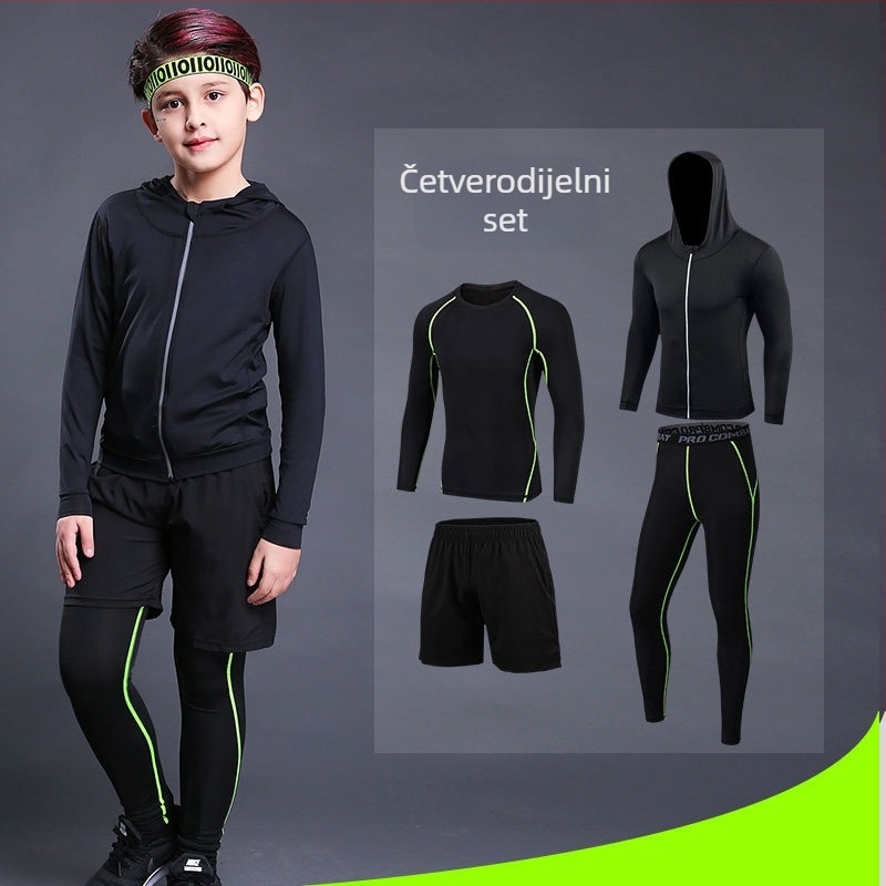 Dječje tajice, odjeća za trening, jesensko-zimska sportska odijela, donji dio odjeće, košarka, nogomet, brzosušeća odjeća za dječake i dječake, fitness
