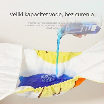 Gaza pelene pamučna gaza jednodijelni perivi prozračni prsten za urin za bebe četiri godišnja doba generacija kose