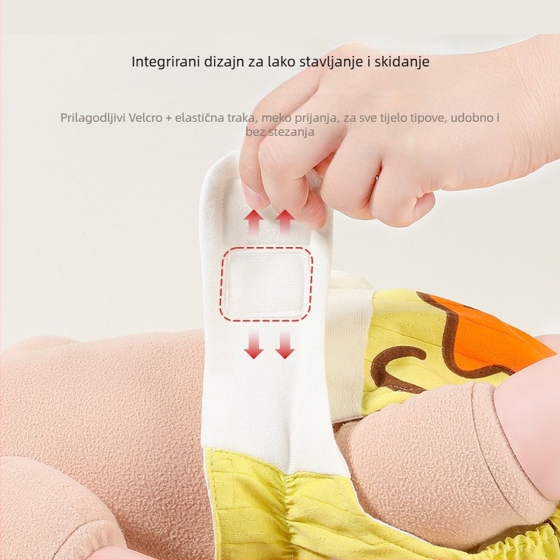 Gaza pelene pamučna gaza jednodijelni perivi prozračni prsten za urin za bebe četiri godišnja doba generacija kose