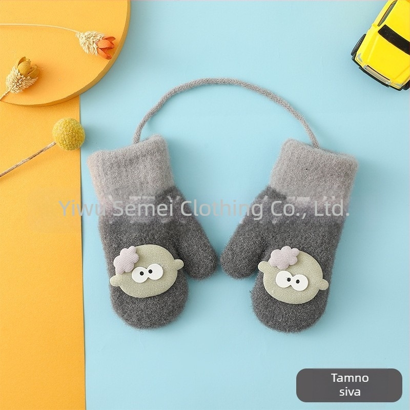 Dječje rukavice pletene rukavice vunene rukavice jesenske i zimske tople rukavice zadebljane veleprodaja