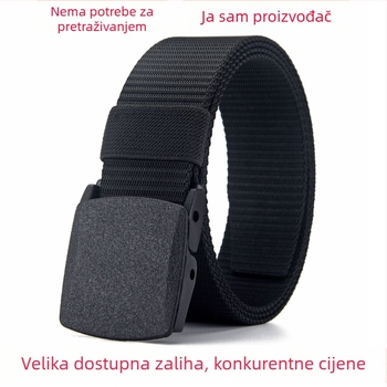 Tvornica izravno svjetlo kopča remen brzo sušenje najlon glatka plastika čelična kopča hlače remen vanjska trgovina odrasli sportovi na otvorenom