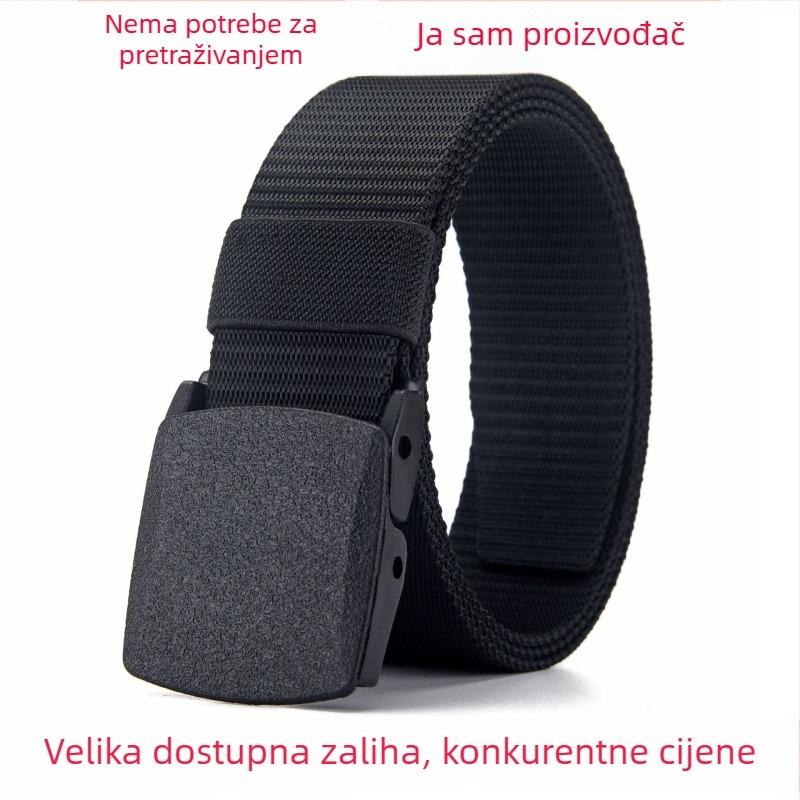 Tvornica izravno svjetlo kopča remen brzo sušenje najlon glatka plastika čelična kopča hlače remen vanjska trgovina odrasli sportovi na otvorenom