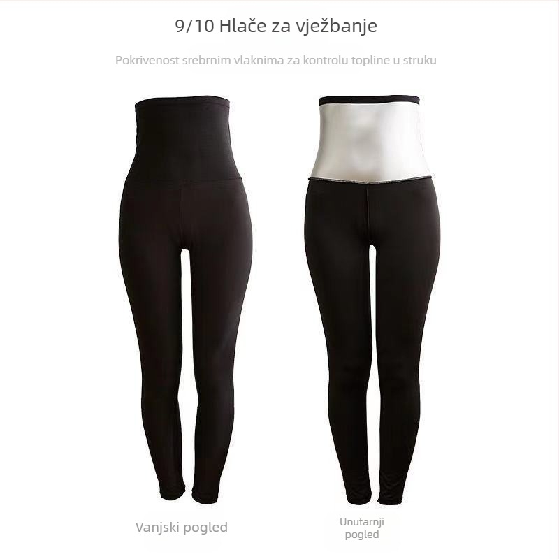 Znojni ženski top za mršavljenje s kratkim rukavima, sportska majica za mršavljenje, znojna majica za teretanu, trčanje, znojna odjeća, znojne hlače