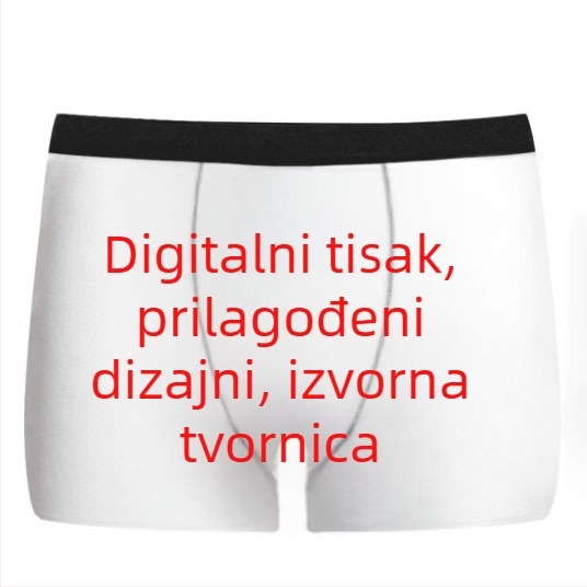 Muške smiješne seksi bokserice iz vanjske trgovine, europske i američke udobne zanimljive muške donje rublje, ležerno prozračno donje rublje s printom